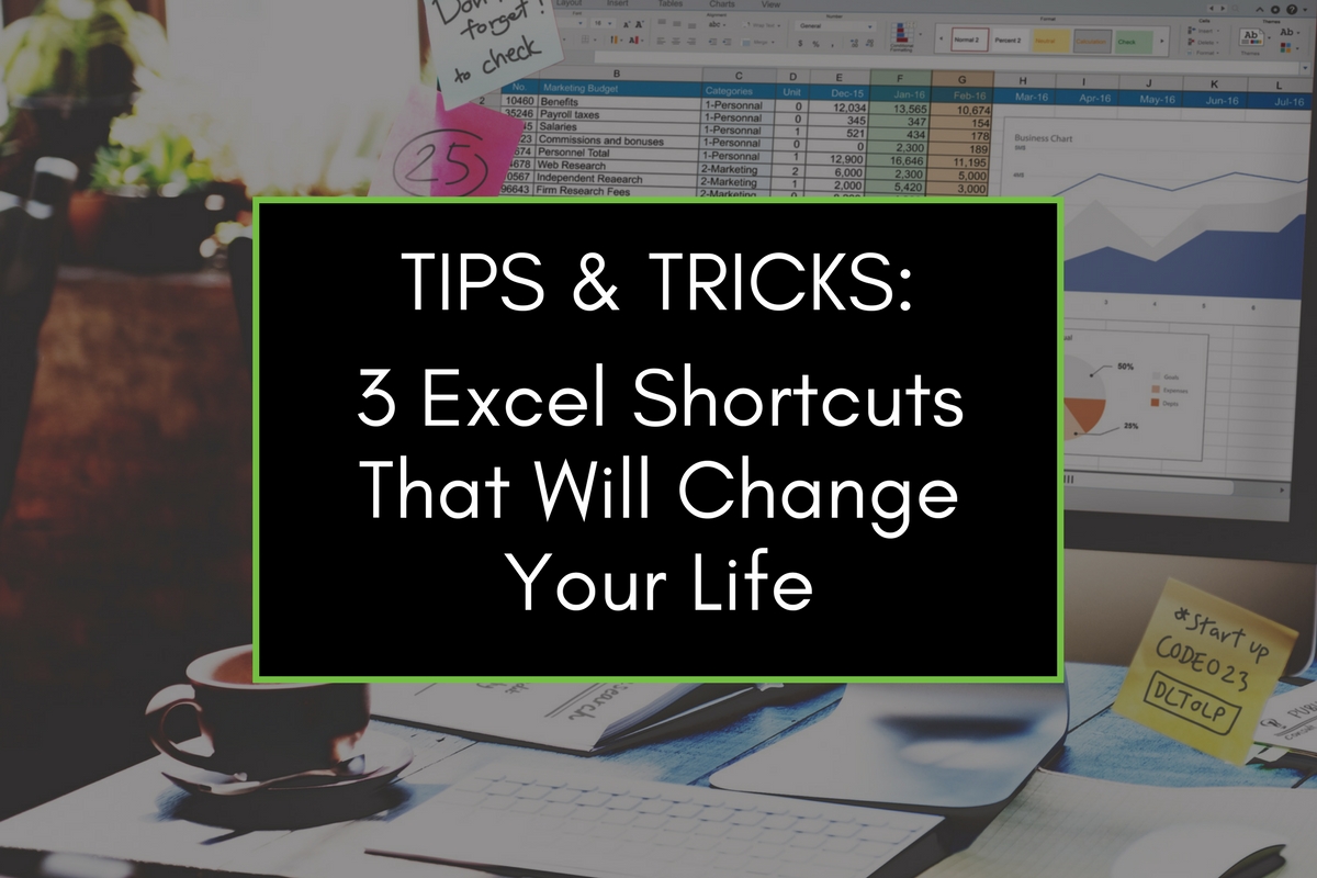 Excel shortcuts